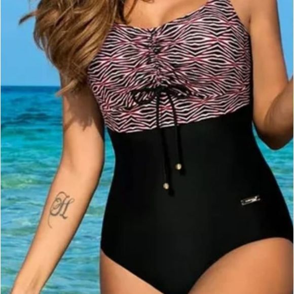 Tummy Control One-Piece Swimsuit, Women's top qual - Picture 1 of 4